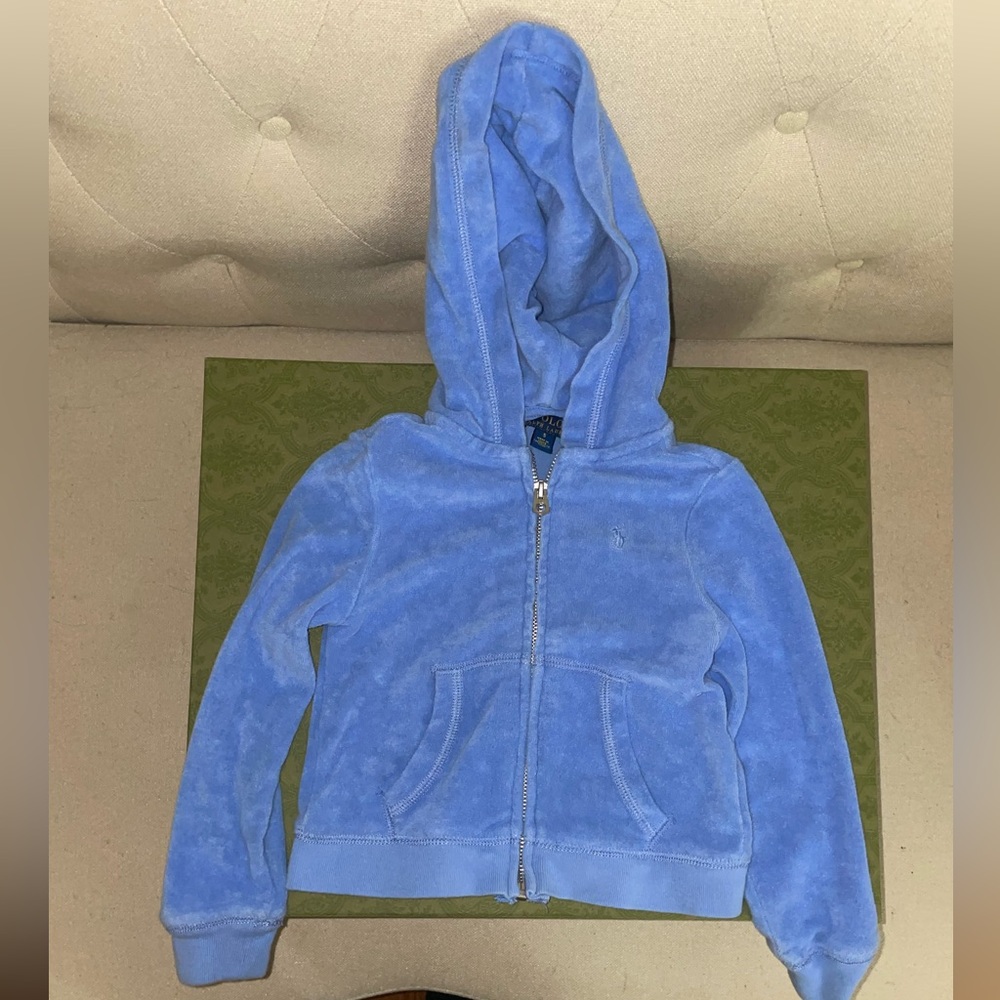 Polo Ralph Lauren Velour Hoodie Girls 5T